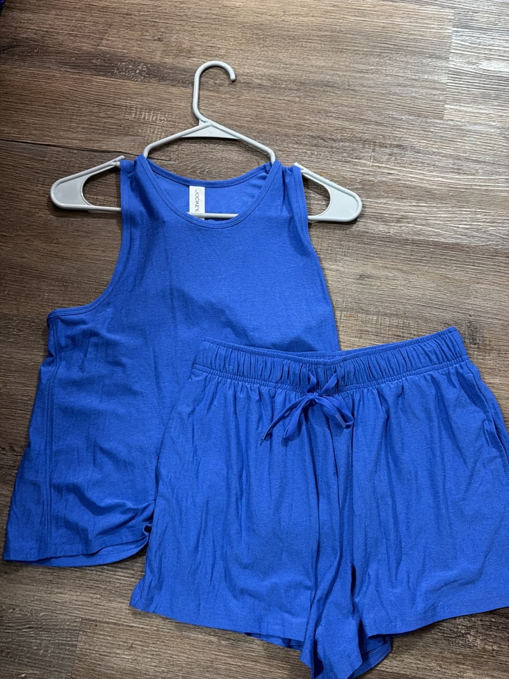Soft Blue Women's Tank & Shorts Set